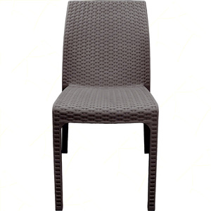 Sedia da Giardino Bica Virginia in Rattan Marrone 47x59x86h cm Senza Braccioli - Product Image 2