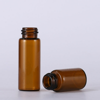Flacon compte-gouttes en verre ambré de 3ml pour huiles essentielles Flacon compte-gouttes vide en verre avec bouchon à vis noir Flacon de parfum pour échantillon d'essai