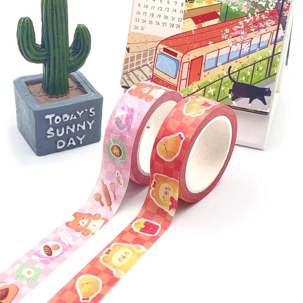 Großhandel Personalisieren Design Drucken Dekoratives Klebeband Washi Tape