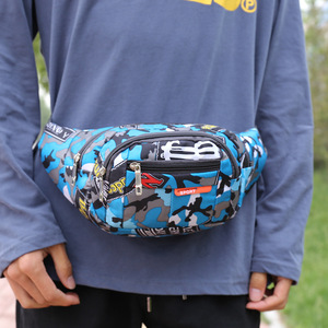 Camouflage Chest Bag Oxford Cloth Waterproof Multi Functional For Commuting Outdoor Sports Leisure Travel Blue Gray Green Pink - Product Image 2