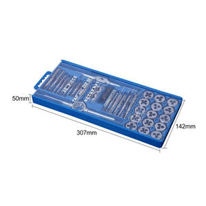 Small Frame 40-Piece Tap and Die Set 4-Metric Hand Tapping <b>Tool</b> for <b>Cutting</b> & <b>Forming</b> <b>Tools</b> - Product Image 4