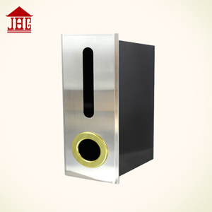 Doreen — boîte <span class=keywords><strong>à</strong></span> monnaie encastrée murale, personnalisée, en acier inoxydable, avec brique - Product Image 2