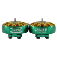 Moteur Brushless 2004 à Aimant Permanent Étanche IP54 1850-3000KV avec Arbre en Alliage de Titane Personnalisable Puissant pour Drone 3-6S