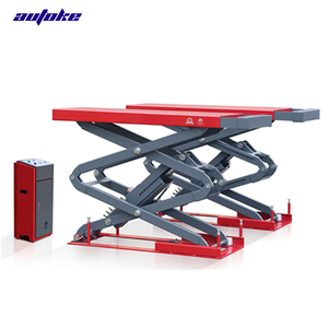 Autoke 4000Kg Trong Đất Cắt Kéo Xe Thang Máy Đầy Đủ Tăng Thủy Lực Khóa Điện Cắt Kéo Tự Động Nâng Cho Sửa Chữa Xe - Product Image 3