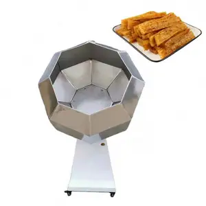 Machine à aromatiser pour chips de pomme de terre machine à cube d'assaisonnement entièrement automatique à prix raisonnable