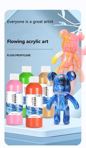 Osbang Pintura Acrílico Verter Pintura DIY Creativo Oso Pintura Fabricante Venta Directa 24 colores Verter Color 60ML Caja de Color - Product Image 6