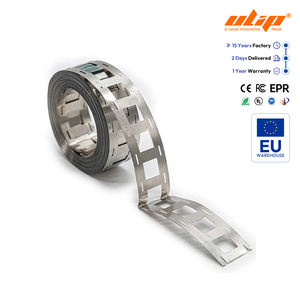 แผ่นนิกเกิลขนาด 18.5*15 มม. 19*0.15 มม. 20.2*0.15 มม. ความยาว 10 เมตร 2 ชิ้น สำหรับเชื่อมแบตเตอรี่ 18650 แบบจุด - Product Image 1