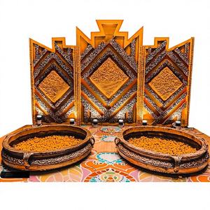 Urlis Elegantes y Modernos para Bodas, Decoración Duradera y Creativa para la Ceremonia de Haldi, de Fibra de Vidrio, Reino Unido - Product Image 1