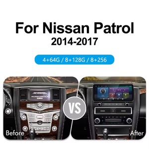 Gerllish - Navegador GPS OLED de 13 Pulgadas con Android Auto, CarPlay, WiFi Integrado, Radio FM, Reproductores <span class=keywords><strong>MP3</strong></span>/MP4 para Patrol Y62 Infiniti - Product Image 4