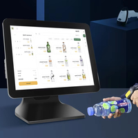 Sistema POS Todo en Uno con Pantalla Táctil Capacitiva de 17 Pulgadas y 10 Puntos, Android OS, NFC, Caja Registradora, Impresora Térmica, Escáner, Intel