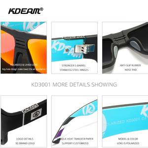 2023 NUEVO KDEAM Diseñador de alta calidad Gafas de Sol de moda Gafas de sol polarizadas UV400 Tonos occhiali <span class=keywords><strong>da</strong></span> sole KD3001 - Product Image 5