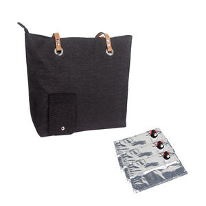 กระเป๋าใส่ไวน์แบบพกพา ดีไซน์ทันสมัย เก็บความเย็นได้ เหมาะสำหรับตั้งแคมป์กลางแจ้ง คริสต์มาส - Product Image 2