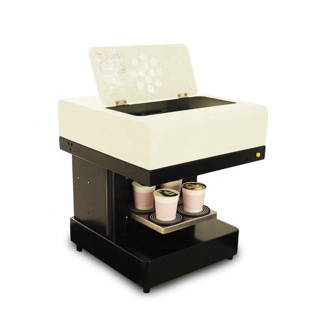 Supercolor Mini Edible Inkjet Latte Art One Cup Coffee Printer Machine DIY Food Printer
