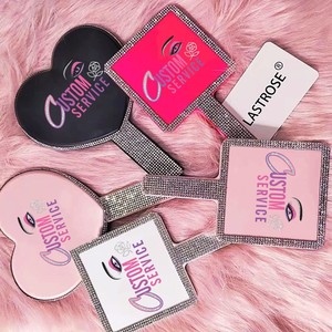 Private Label Makeup <strong>Mirror</strong> Handheld <strong>Mirror</strong> Luxury <strong>Shiny</strong> Diamond Cosmetic Mini Hand <strong>Mirror</strong> - Product Image 4