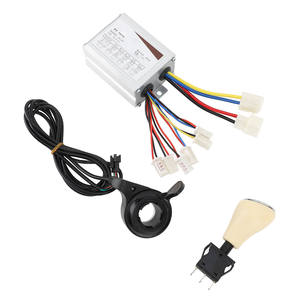 Kit de commande pour vélo électrique 24V 350W, contrôleur de moteur avec accélérateur à <span class=keywords><strong>pouce</strong></span> et interrupteur marche arrière/marche <span class=keywords><strong>avant</strong></span>/arrêt pour tricycle électrique - Product Image 3