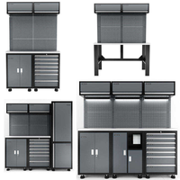 Gabinetes de herramientas modulares de servicio pesado Estaciones DE TRABAJO DE GARAJE Gabinete de almacenamiento con organizadores de herramientas integrados y sistemas de almacenamiento duraderos