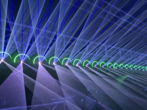 Lumière laser de mariage 10W DMX, faisceau laser multicolores, animation laser, lumière de scène DJ disco, club de nuit, lumière laser RGB - Product Image 5
