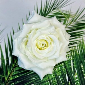 Testa di Rosa Simulata da 10 cm, Fatta a Mano, <span class=keywords><strong>per</strong></span> Ghirlande Fai-da-te, Decorazioni <span class=keywords><strong>per</strong></span> Auto da Matrimonio, <span class=keywords><strong>Fiori</strong></span> in Seta <span class=keywords><strong>per</strong></span> <span class=keywords><strong>Torte</strong></span>, San Valentino/Capodanno - Product Image 3