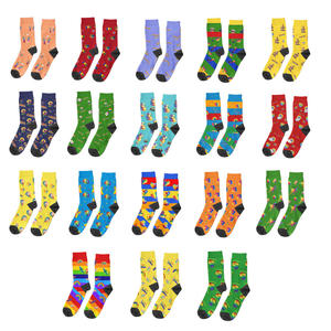 Calcetines Populares con Diseño de la Bandera del Orgullo LGBT, Rayas Arcoíris, para el Mes del Orgullo Gay, Festival, Tema Queer, Bisexual, Transgénero - Product Image 1
