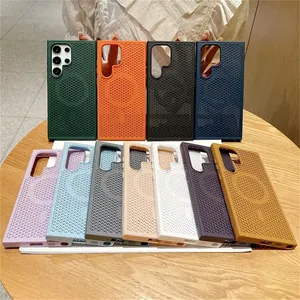 Fundas Magnéticas CHAOYIDIAN para Teléfono con Disipación de Calor para Samsung <span class=keywords><strong>Galaxy</strong></span> S26 S25 S24 S23 <span class=keywords><strong>S22</strong></span> <span class=keywords><strong>Ultra</strong></span> Plus, Cubierta Transpirable a Prueba de Golpes - Product Image 5