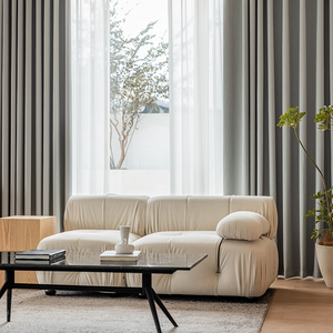 Cortinas de casa más vendidas de América, cortinas blancas <span class=keywords><strong>con</strong></span> ganchos para cortinas - Product Image 5