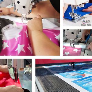 High-quality Durable Eco-Friendly Rectangular Flags Fiberglass Custom-made Full-color Sublimation Printing for <b>Crisp</b> Vibrant - Product Image 5