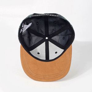 Wholesale Custom 3D Embroidered 5-Panel Snapback <b>Caps</b> 100% Cotton Hip Hop <b>Flat</b> Bill Fitted Hats <b>Men</b> for Sports - Product Image 6