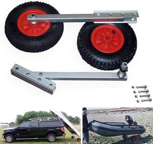 Anshun Wholesale Transom Launching <strong>Wheels</strong> for Inflatable Boat Trailer <strong>Wheels</strong> Kayak <strong>Dinghy</strong> - Product Image 5