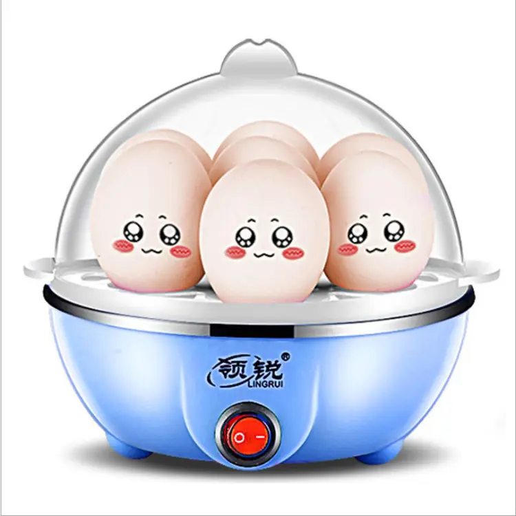 Electric Mini Plastic Egg boiler Automatic Kitchen Boiled Egg Cooker Tool Electric Boiling Egg Steamer