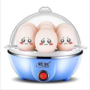 전기 미니 플라스틱 계란 보일러 자동 주방 삶은 계란 밥솥 도구 전기 끓는 계란 기선