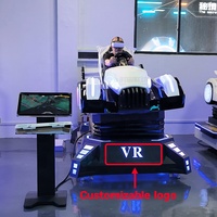 Simulador de Carreras VR 4DOF 3D 9D, Máquina de Juego de Carreras Arcade con Volante Logitech G29 y Soporte para Silla, para PS4/Xbox