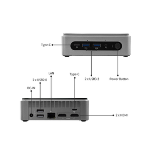 JWIPC คอมพิวเตอร์ขนาดเล็ก NUC 12 N104 Core Mini PC I7 มาพร้อมกับพอร์ต USB3.0 4 ช่อง แรม 16GB SSD 256GB คอมพิวเตอร์ N104 มินิพีซี คอมพิวเตอร์ N104 - Product Image 6