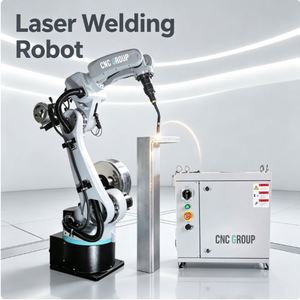 Robot de soudage laser à fibres automatique, système de soudage laser à bras robotisé 6 axes pour la fabrication métallique - Product Image 1
