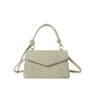Sac bandoulière carré en cuir PU uni, style rétro, pour femme, vente en gros - Product Image 2