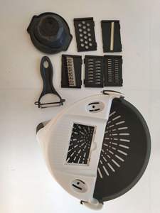 Household Vegetable Cutter Potato Radish Grater Peeler Slicer Drain <b>Basket</b> <b>Washing</b> Baket Kitchen Tools - Product Image 6