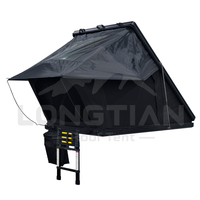 Tente de toit triangulaire en aluminium - Système de transfert de charge pour la partie supérieure de la tente, joint thermiquement isolé, toile respirante, ouverture rapide, OEM