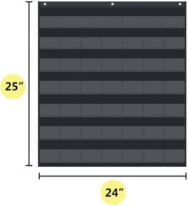 Heavy Duty Eco-friendly 420D Polyester Classroom Monthly Weather Pocket Chart Foldable Wall Organizer Child Back School - Product Image 2