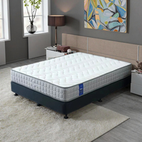 Sommier et matelas d'hôtel pour hôtel Matelas à ressorts ensachés simple et double pour hôtel Matelas à ressorts ensachés Portable Roulé dans une boîte