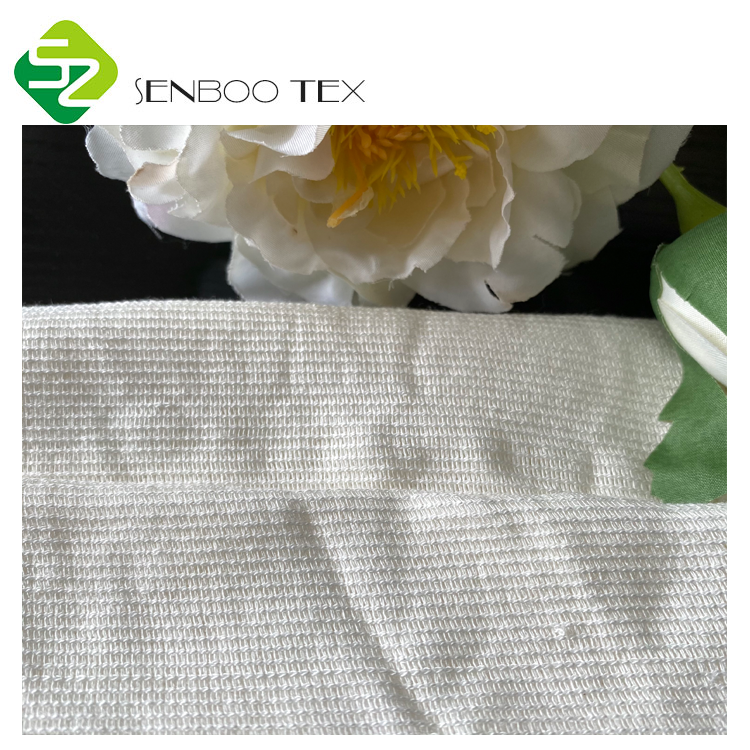 Махровая хлопчатобумажная ткань 100% Бамбуковая ткань 21S 260GSM Oeko-tex мягкая для полотенец и домашнего текстиля
