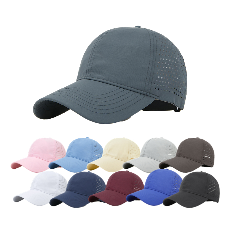 FF1234 Quick Drying Baseball Caps UV Protection Comfort