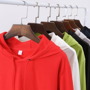 Sweats à capuche tendance en molleton bouclette, MOQ 30, design imprimé personnalisé, anti-plis, classiques, printemps, échantillon gratuit, personnalisables avec marque privée - Product Image 3