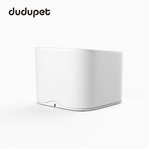 Fontaine à eau intelligente Dudupet pour animaux de compagnie, blanche, carrée, à circulation automatique avec système de filtration pour chiens et chats - Product Image 3