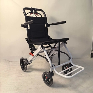 Fauteuil roulant pliant en aluminium économique <span class=keywords><strong>pour</strong></span> le voyage, prix de gros, équipement médical <span class=keywords><strong>pour</strong></span> personnes âgées et handicapées - Product Image 2