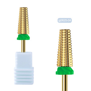 Broca <span class=keywords><strong>Profesional</strong></span> para Remover Cutículas de Uñas, Broca para Remover Uñas de 7 mm, 5 en 1, Broca para Uñas XXF XF F M C, Broca para Uñas de Carburo de Tungsteno - Product Image 3