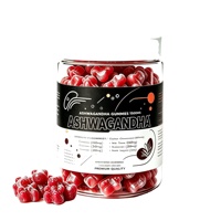 Bonbons gélifiés aux baies mélangées à l'ashwagandha 1000 mg, végétaliens, pour le soulagement du stress, l'équilibre de l'humeur, la relaxation, le soutien du cortisol, le soutien immunitaire et le sommeil
