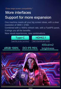 Monitor Gaming IPS Rápido de 32 Pulgadas, 4K, 160Hz, 1ms, HDR 400, Adaptive Sync, DP, Nuevo para Esports y PC - Product Image 4