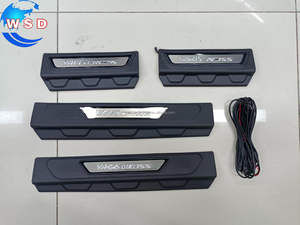 Protector de Umbral de Puerta con Logotipo LED, de Acero Inoxidable ABS Negro, para YARIS CORSS 2023 Tipo Tailandia, Accesorios Interiores - Product Image 2