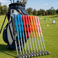 Poignée de golf ergonomique en forme de main pour enfants, 235 mm, en caoutchouc TPE antidérapant, avec marque V, pour golfeurs juniors, OEM disponible