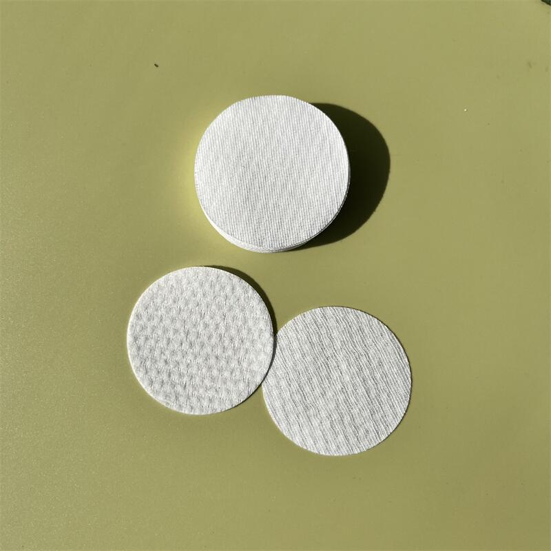 YG20 Заводская поставка отшелушивающая Марля двухсторонняя Нетканая впитывающая Косметическая круглая хлопчатобумажная салфетка для снятия макияжа