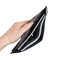 Dompet Pria PU Retro Kapasitas Besar Model Terbaru 2025, Banyak Slot Kartu, Kasual, Buka-Tutup, Dompet Koin Pendek, Bahan Poliester Tahan Air